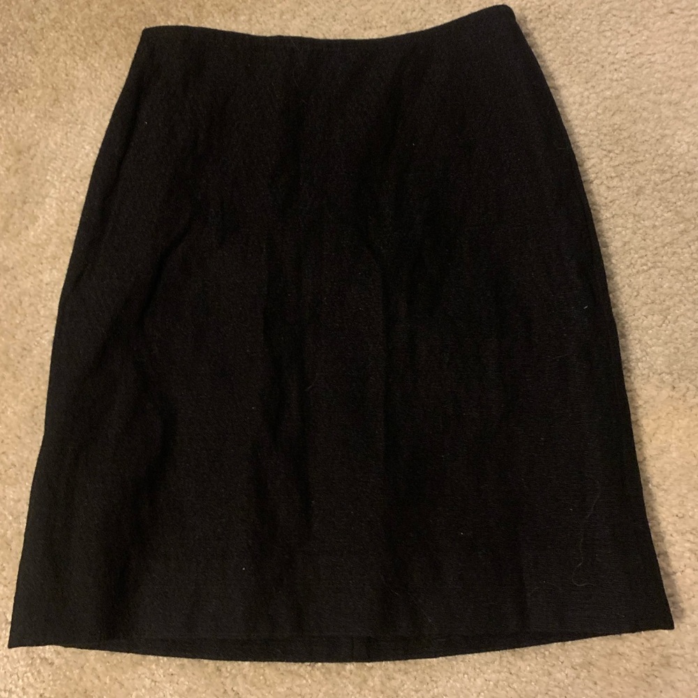 Dries Van Noten black knee-length skirt